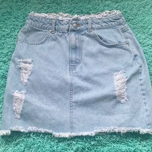 denim skirt